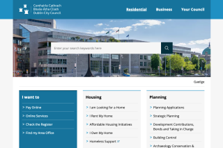Homepage Dublin City