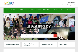 Homepage haringey.gov.uk